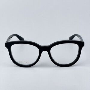 Gucci Women  Black Oval BRAND NEW Eyeglasses GG1687O 001